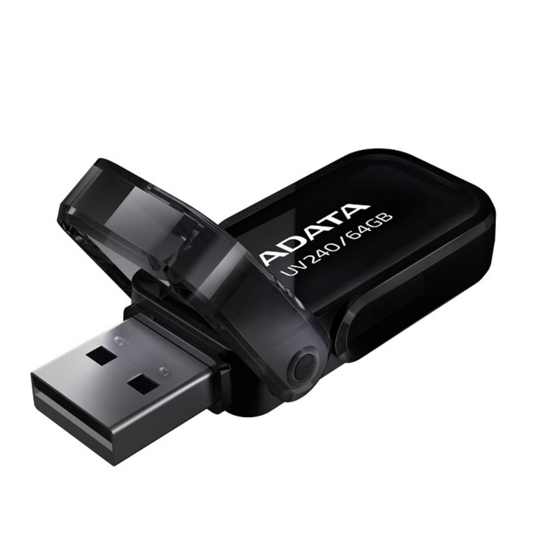 Flash A-DATA USB 2.0 AUV 240 64Gb Black (AUV240-64G-RBK)