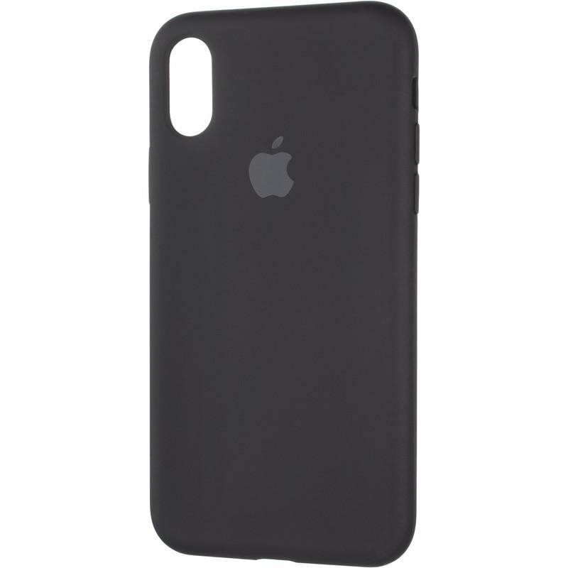 Чехол Original Full Soft Case for iPhone XS Max Black