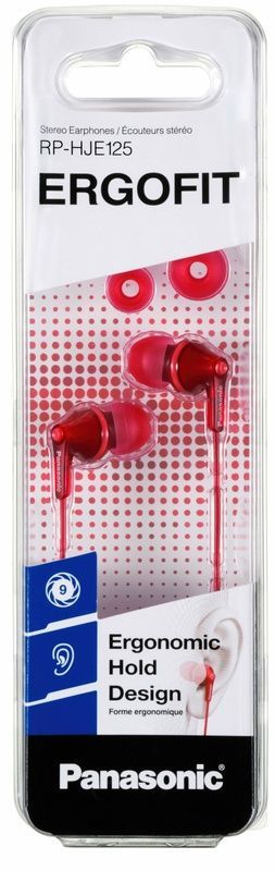 Наушники Panasonic RP-HJE125E-R Red