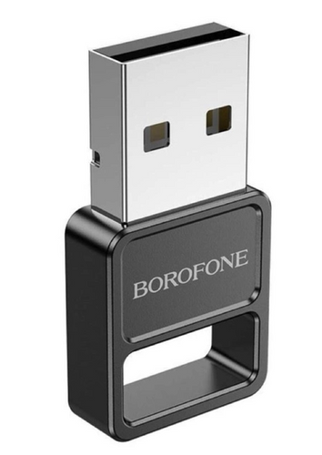 Bluetooth адаптер BOROFONE DH8 USB BT Adapter Black (6941991109652)