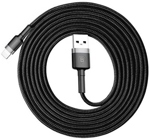 Кабель Baseus Cafule Cable Lightning – USB 2.0 м 1.5 A Black (CALKLF-CG1)