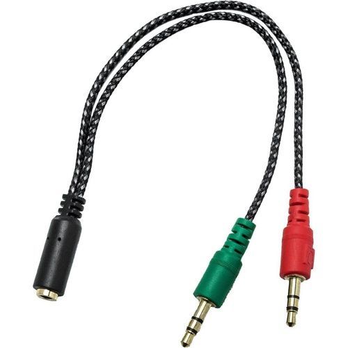 Сплітер навушників та мікрофону XoKo AC-007 2x3.5-мм jack(F) - 3.5-мм 4pin jack(M) (XOKO AC-007)