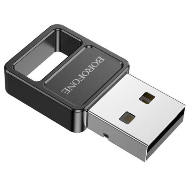 Bluetooth адаптер BOROFONE DH8 USB BT Adapter Black (6941991109652)