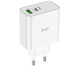 Сетевое зарядное устройство для HOCO C113A Awesome PD65W dual port(1A1C) charger White (6931474790910)