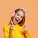 Навушники BOROFONE BO18 Cat ear BT headphones Pink (6974443384963)