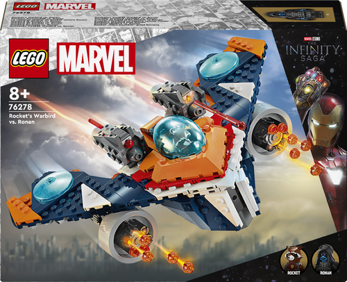 Конструктор LEGO Super Heroes Marvel Warbird Ракети vs. Ронан 290 деталей (76278)