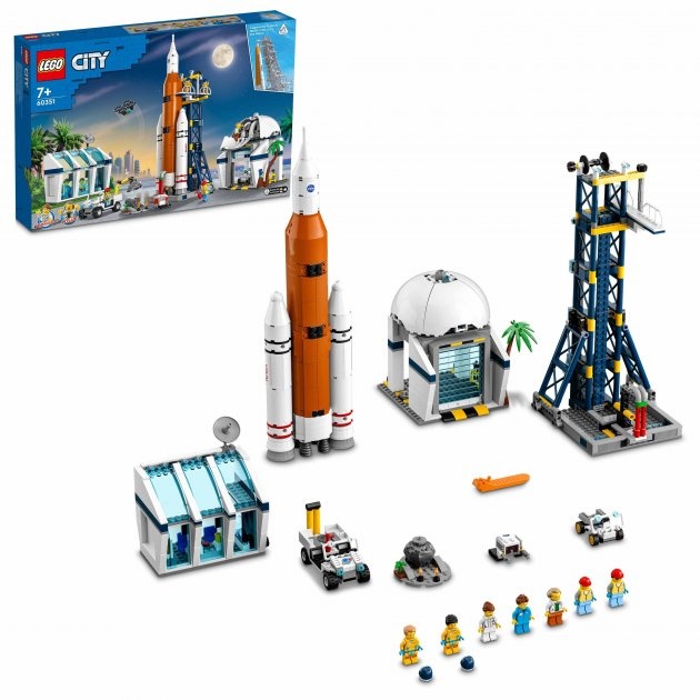 Конструктор LEGO City Space Космодром 1010 деталей (60351)