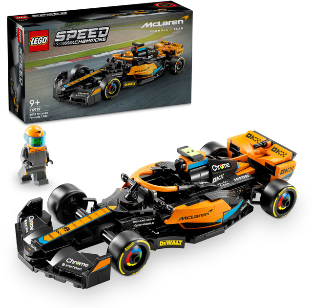 Конструктор LEGO Speed Champions Автомобіль для перегонів 2023 McLaren Formula 1 245 деталей (76919)