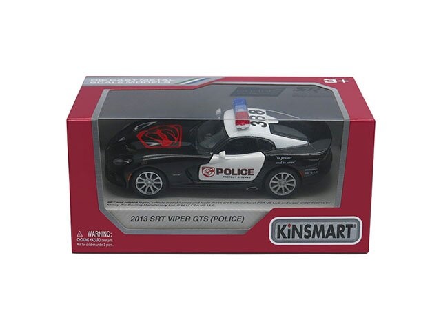 Машинка Kinsmart SRT Viper GTS (Police) 2013 1:36 KT5363WP(поліція)