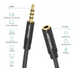 Удлинитель аудио 3M Vention Cotton Braided 3.5mm Audio Extension Cable Black Metal Type (VAB-B06-B300-M)