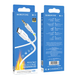 Аудiо-кабель BOROFONE BL18 Type-C silicone digital audio conversion cable White (BL18CW)