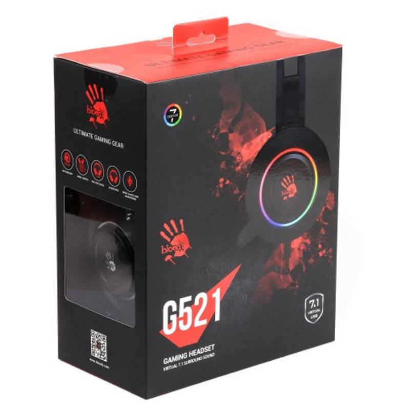 Ігрові навушники A4Tech Bloody G521 Black