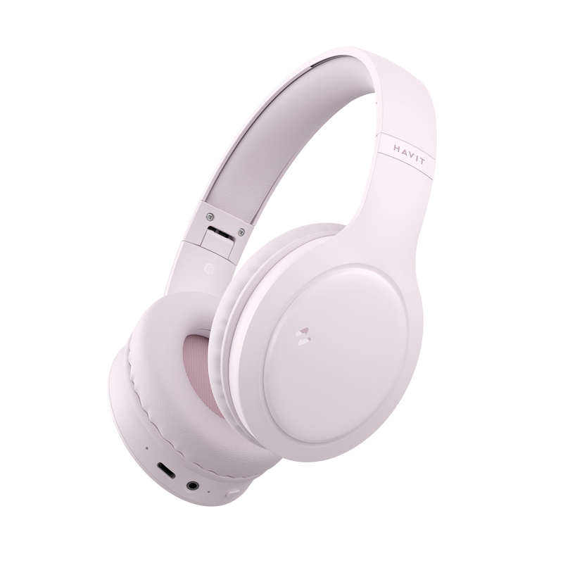 Навушники бездротові Havit HV-H633BT Pink