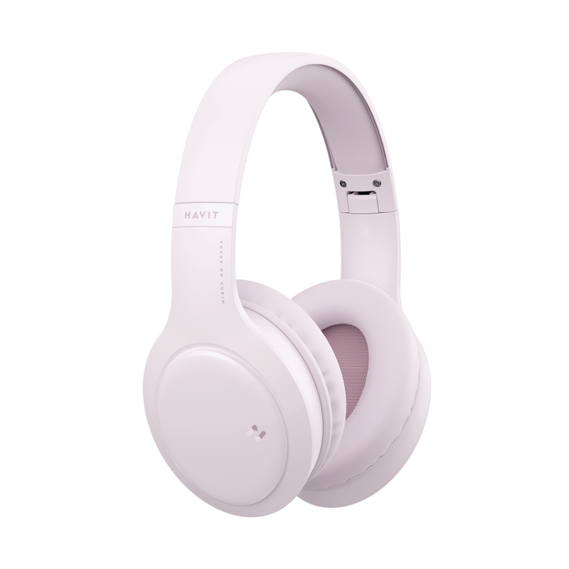 Навушники бездротові Havit HV-H633BT Pink