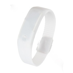 Годинник LED Watch Soft Braslet A-01 White