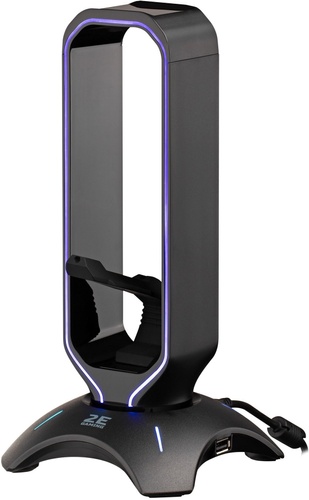 Підставка для гарнітури 3 в 1 2E Gaming Headset Stand RGB USB Black (2E-GST310UB)