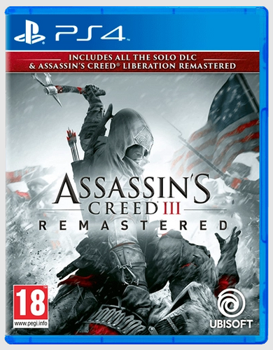 Игра Assassin's Creed 3: Remastered PS4 (Б.У.)