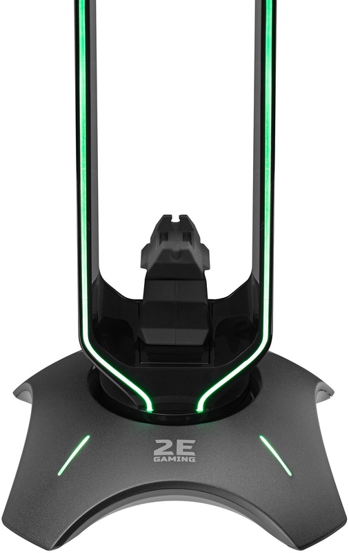 Подставка для гарнитуры 3 в 1 2E Gaming Headset Stand RGB USB Black (2E-GST310UB)