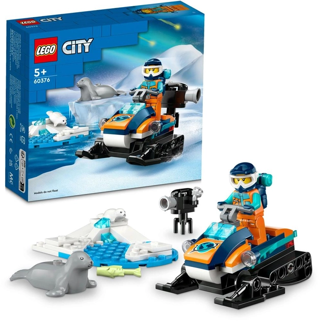 Конструктор LEGO City Арктичний дослідницький снігохід 70 деталей (60376)
