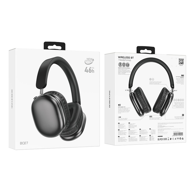 Навушники BOROFONE BO27 Rhyme BT headphones Black (6941991109959)