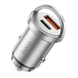 Автомобильное зарядное устройство для HOCO NZ10 Handy PD45W+QC3.0 car charger Silver