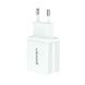 Сетевое зарядное устройство для Usams US-CC090 T24 2.1A Dual USB Travel Charger (EU) White (CC90TC01)