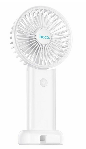 Настольный вентилятор HOCO F15 handheld folding fan White