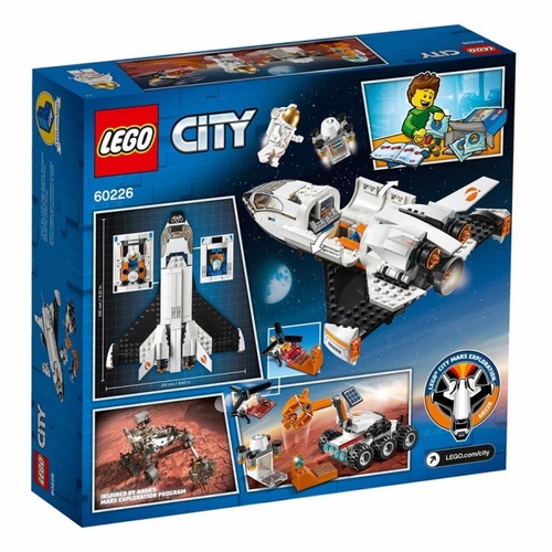 Конструктор LEGO City Шатл для досліджування Марса (60226)
