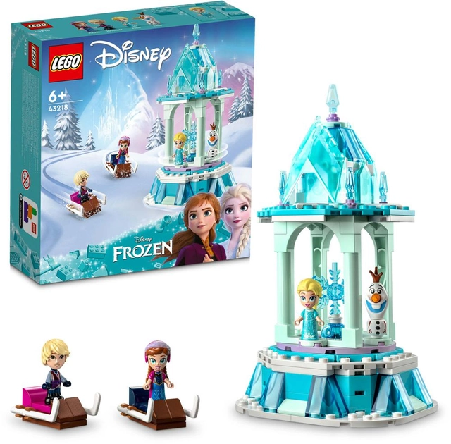 Конструктор LEGO Disney Очаровательная карусель Анны и Эльзы 175 деталей (43218)