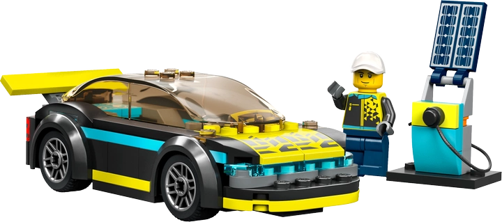 Конструктор LEGO City Электрический спортивный автомобиль 95 деталей (60383)