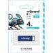 USB флеш накопитель Wibrand 4GB Chameleon Blue USB 2.0 (WI2.0/CH4U6U)