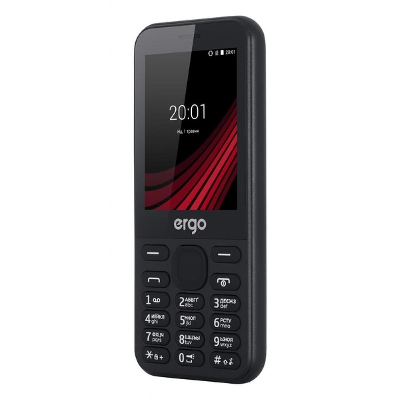 Мобильный телефон Ergo F284 Balance Black, Черный