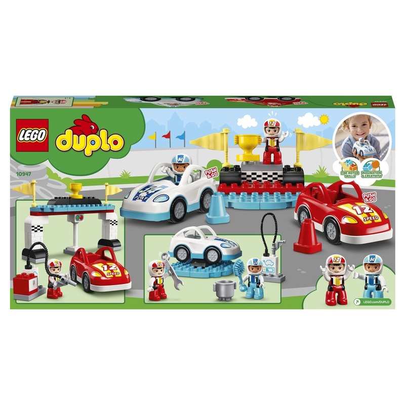 Конструктор LEGO Duplo Гоночные машины 44 детали (10947)