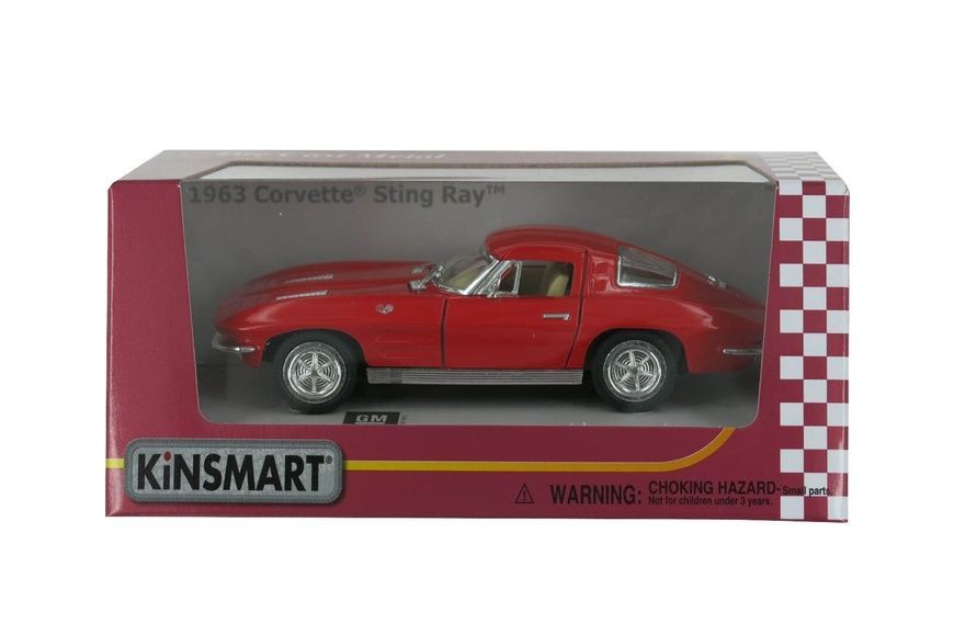 Машинка Kinsmart Corvette Sting Ray 1963 1:36 KT5358W