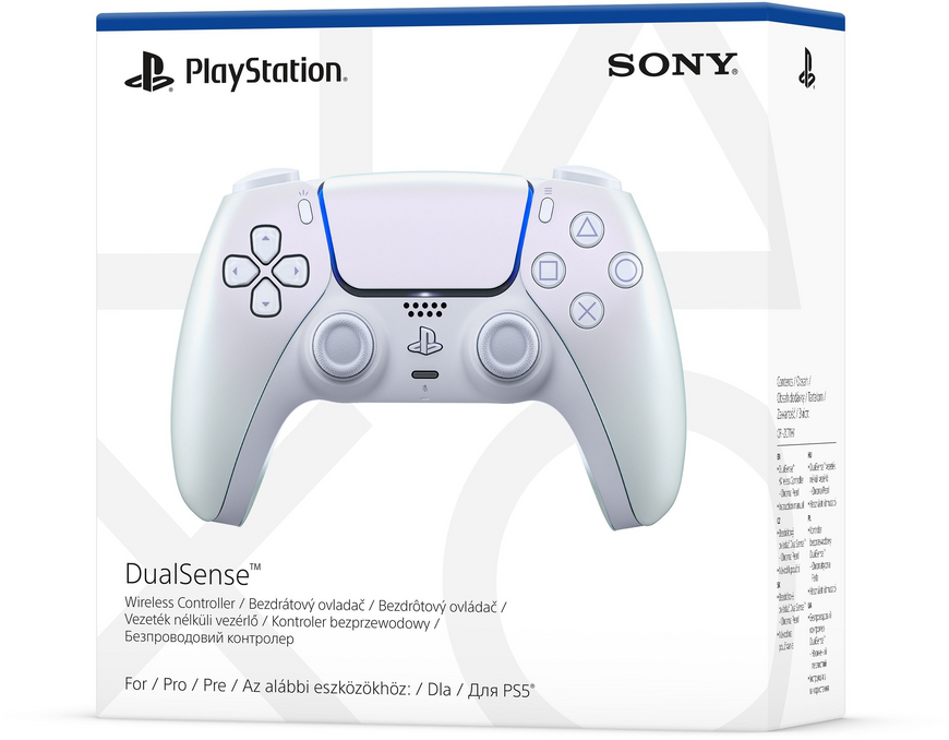 Геймпад Sony PlayStation 5 Dualsense Chrome Pearl (1000044446), Білий Перламутр