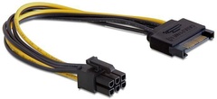 Кабель живлення Cablexpert PCI Express 6pin - SATA 0.2 м (CC-PSU-SATA)