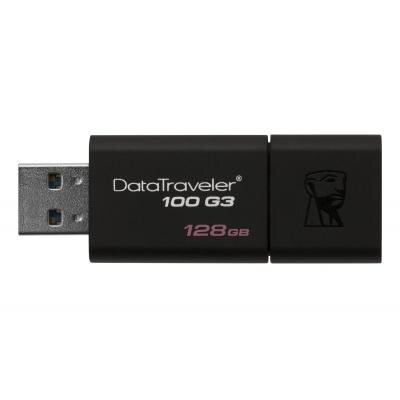 USB флеш накопитель Kingston 128GB DT100 G3 Black USB 3.0 (DT100G3/128GB)