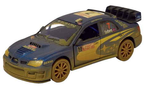 Машинка Kinsmart Subaru Impreza WRC (Muddy) 2007 1:36 KT5328WY