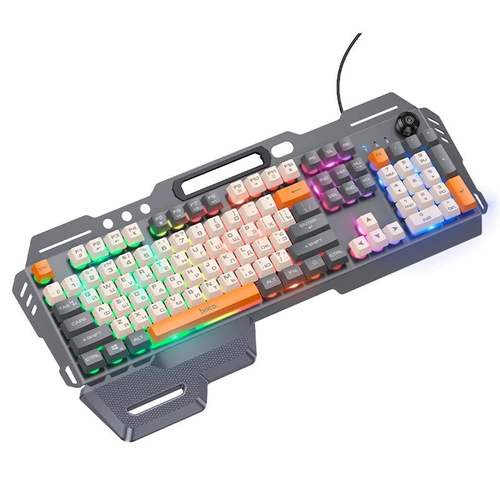 Клавіатура HOCO DI98 Murphy 3-color wired keyboard (Ukrainian version) Star Gray