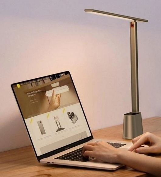 Настільна лампа Baseus Smart Eye Series Charging Folding Reading Desk Lamp 5W Grey (DGZG-0G)
