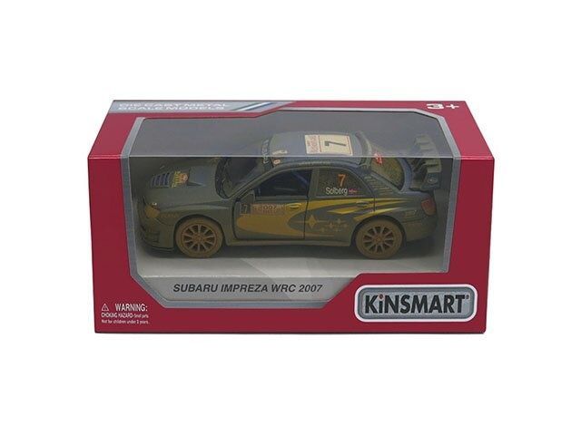 Машинка Kinsmart Subaru Impreza WRC (Muddy) 2007 1:36 KT5328WY