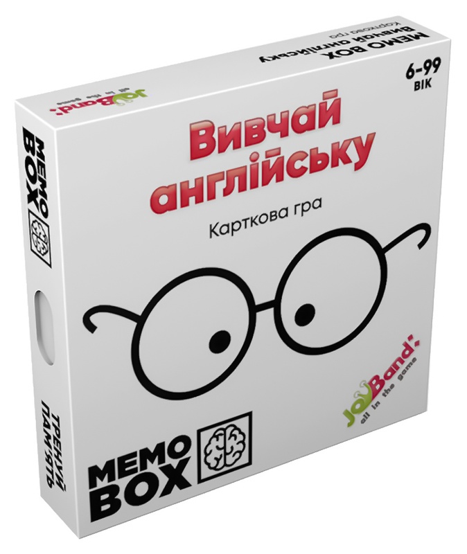 Настольная игра JoyBand MemoBox Изучай Английский, MB0004