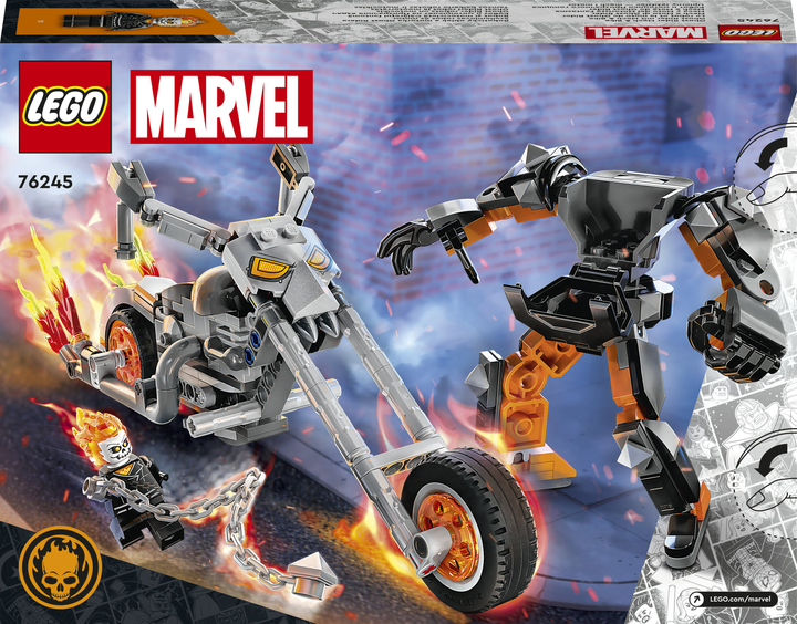 Конструктор LEGO Super Heroes Призрачный Всадник: робот и мотоцикл 264 детали (76245)