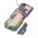 Клавіатура HOCO DI98 Murphy 3-color wired keyboard (Ukrainian version) Star Gray