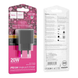 Мережевий зарядний пристрій HOCO CS13A Ocean single port PD20W charger Black (6942007603805)