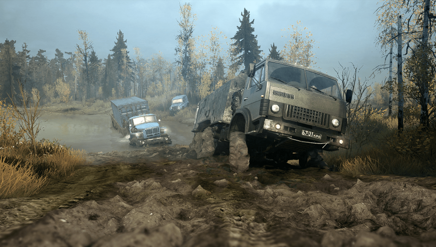 Игра PS4 MudRunner Русские Субтитры (Б.У.)