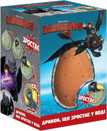 Ігровий набір Craze зростаючий в яйці Mega Eggs Dreamworks Dragons в асортименті (13328)