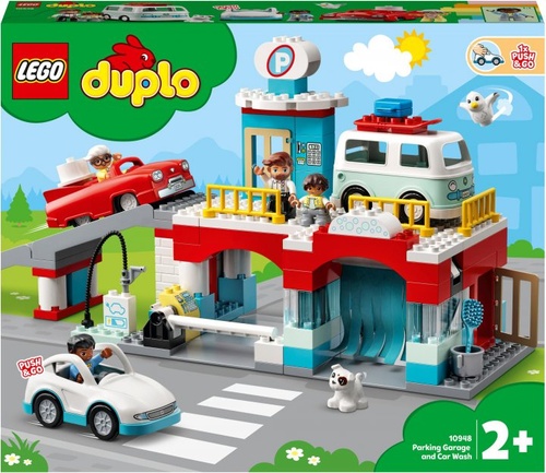 Конструктор LEGO DUPLO Гараж і автомийка 112 деталей (10948)