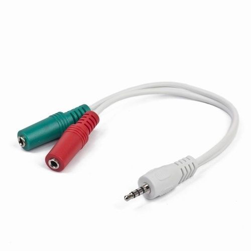 Переходник Cablexpert Jack 3.5mm папа/2х3.5mm мама (CCA-417W)
