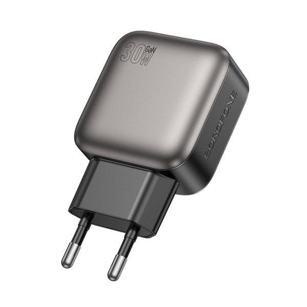 Зарядное устройство BOROFONE BAS55A Absolute PD30W+QC3.0 charger(EU) Black (6941991116230)